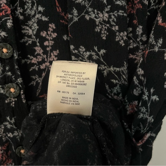 Maeve Floral Blouse Size 4 - Picture 5 of 5